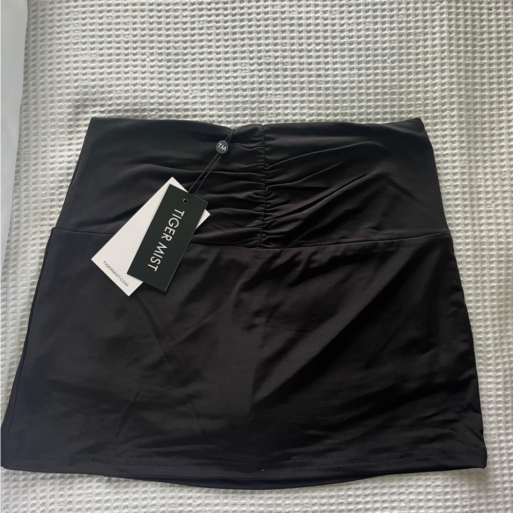 Tiger Mist Black Mini Skirt
